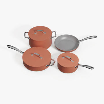 Ciarra Beyond Batterie de cuisine Orangina (4 pièces)